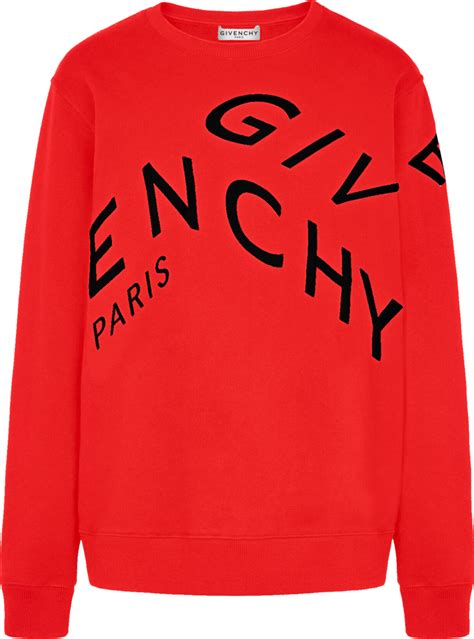 red givenchy sweatshirt|givenchy sweaters for women.